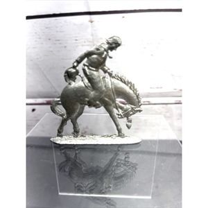 Vintage 1970's Greenfield Village Die Cast Thin Cowboy Figure